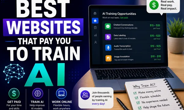 Best Websites that Pay you to Train AI in 2026: Real Pay, Real Access, No Hype